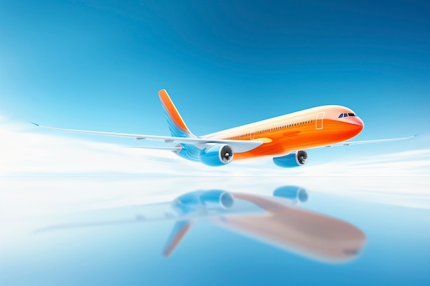 航空快递飞机起飞