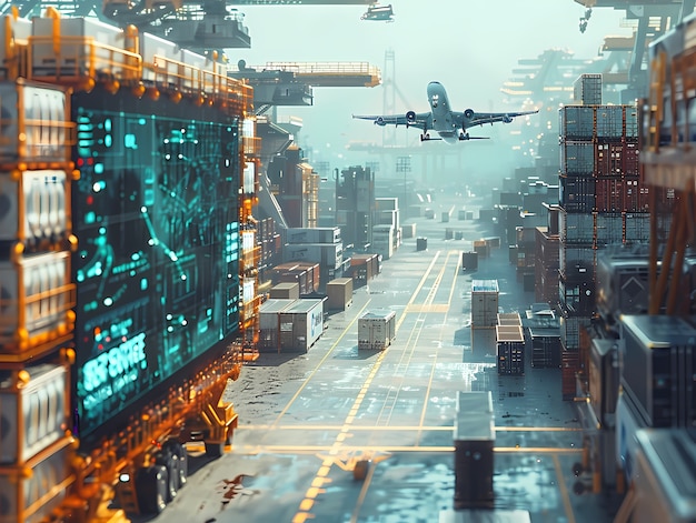 萧山机场货运区