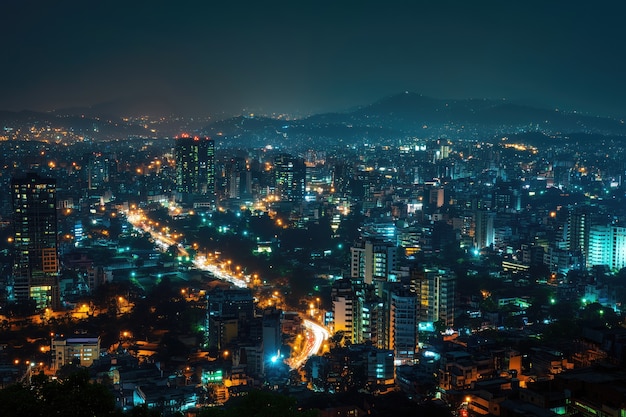 夜色中的合肥综合保税区