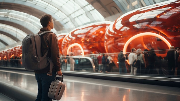 机场货运站繁忙景象