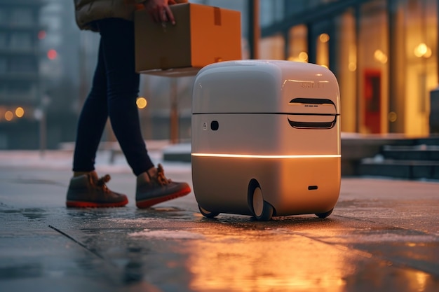 深夜取货整装待发