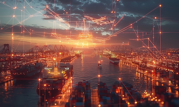 空中物流接力赛