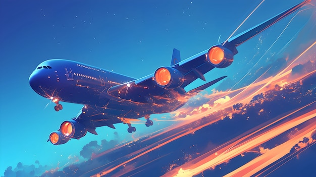 配送员上门递交签收航空急件的画面