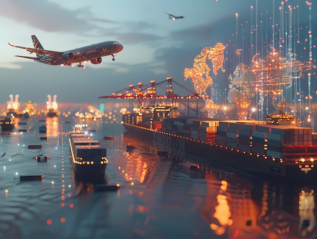 生鲜空运装车