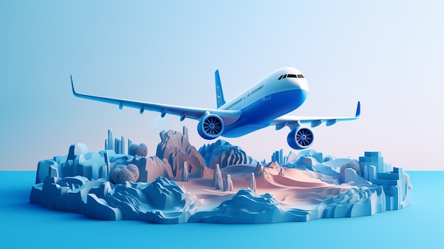 航空快递装卸现场