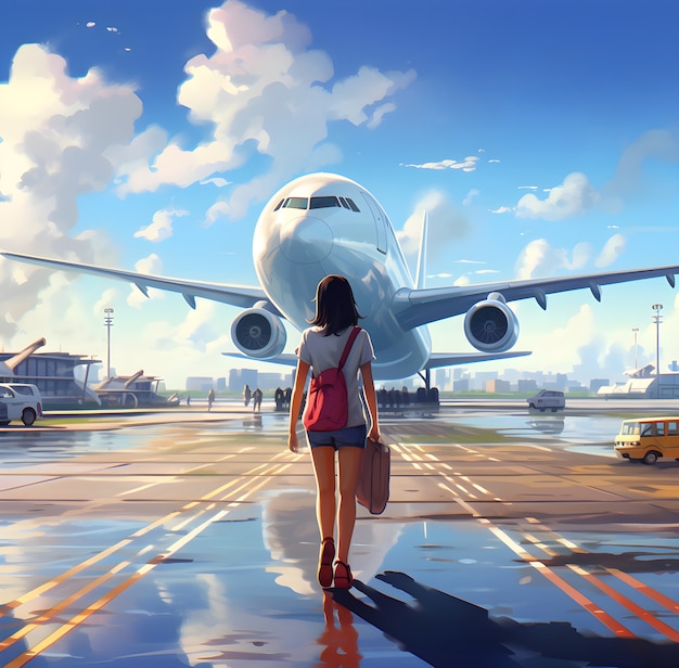 航空快递装卸货现场